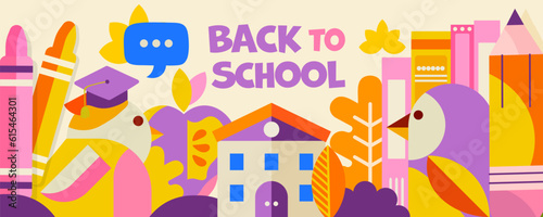 Cute back to school illustration.
Simple, childish, modern design that will make your advertisement or project clearly visible and memorable!