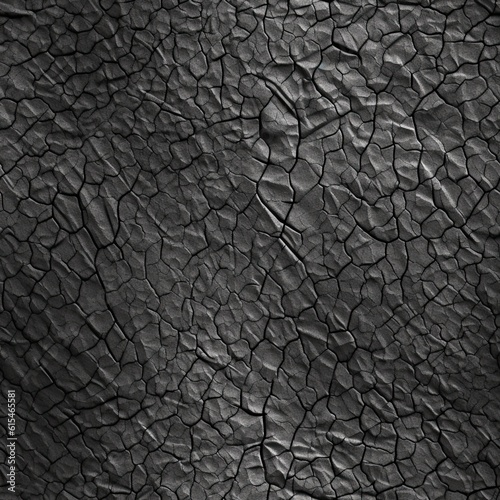 Dark grey cracked texture. Dry problems and sustainability concept.