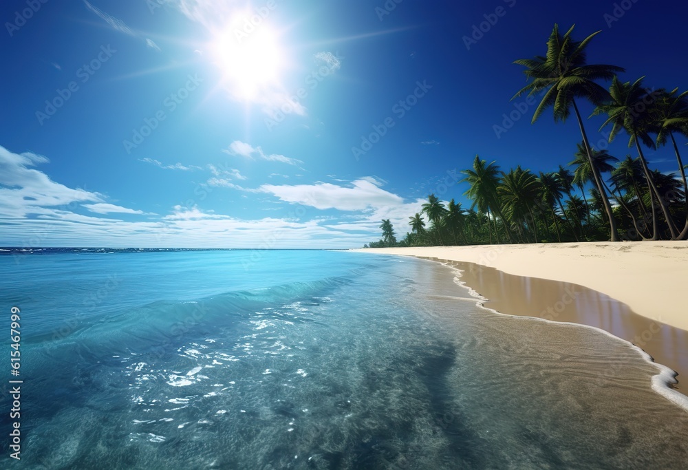 Tropical beach - holiday background