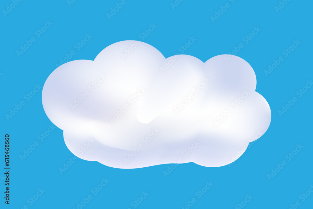 Cloud Icon. Weather, atmosphere, sky, cloud cover, meteorology, rain, forecast, symbol, nature, moisture, mist, vapor, floating, fluffy, grey, cumulus. Vector line icon for Business and Advertising