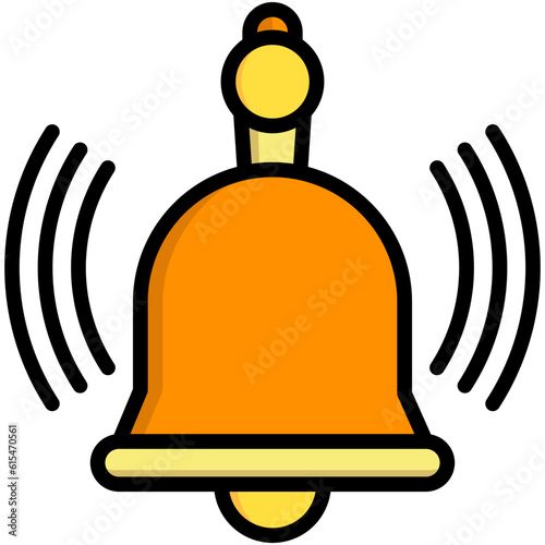 bell alarm icons, are often used in design, websites, or applications, banner, flyer to convey specific concepts related to education theme.