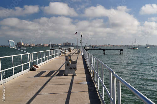 The fishing pier at Gulfport in Florida