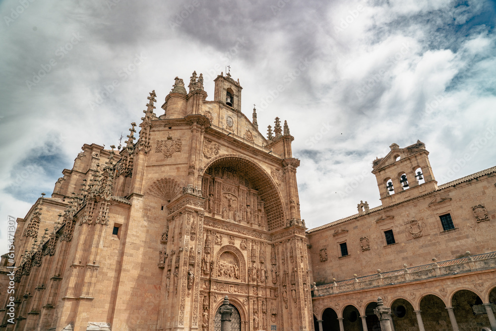 old cathedral of salamanca in spain