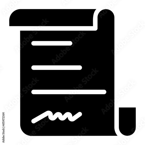 authorization glyph icon