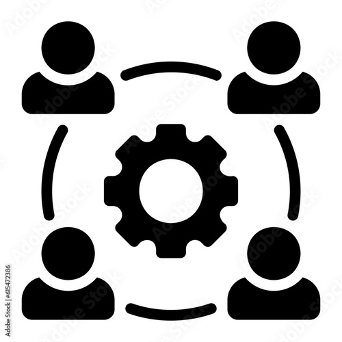 Contribution glyph icon