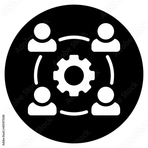 Contribution glyph icon
