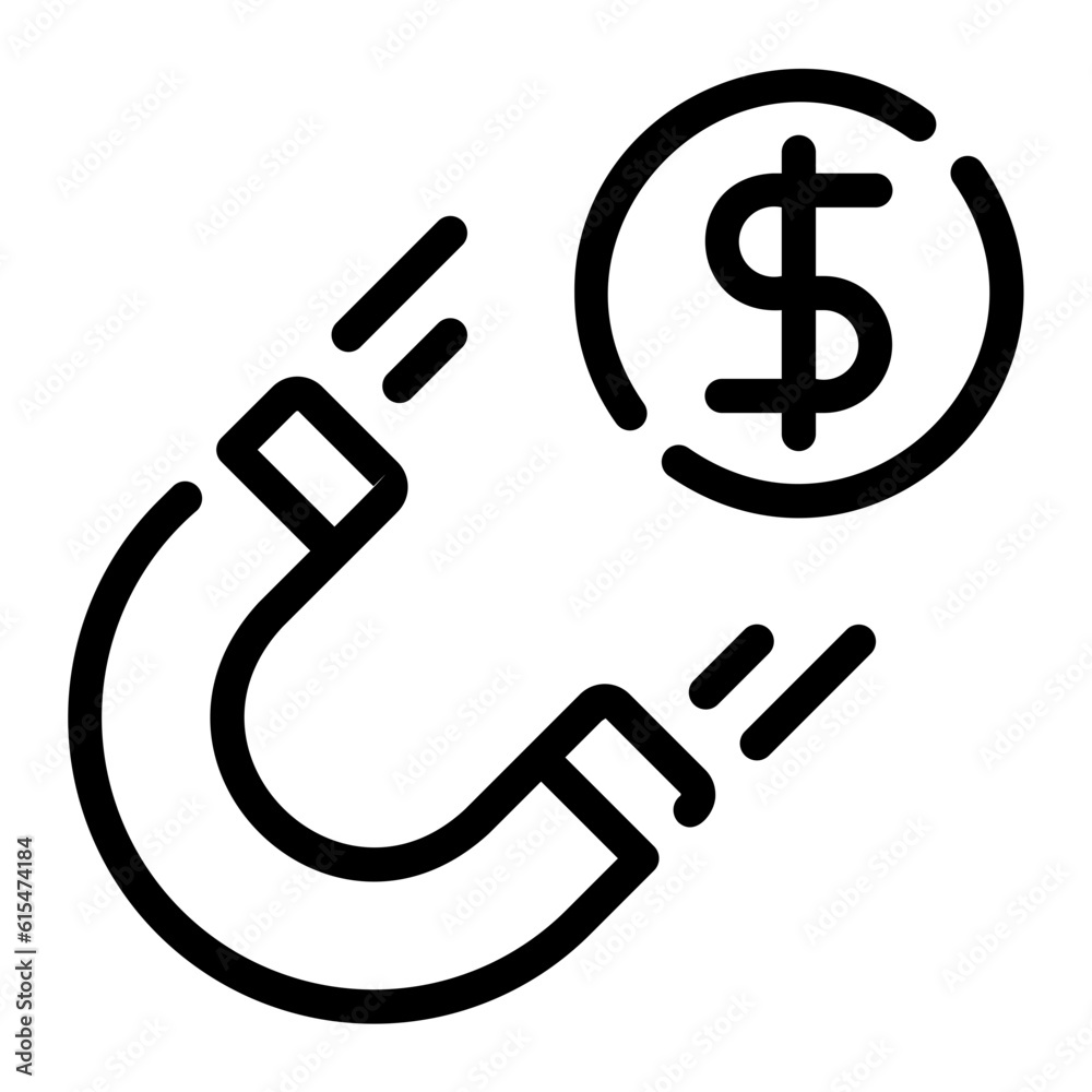 attraction line icon attraction line icon