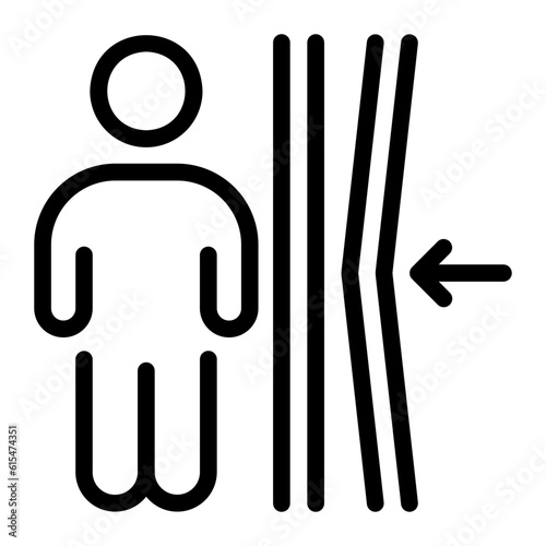 resilience line icon