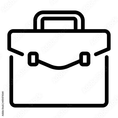 suitcase line icon