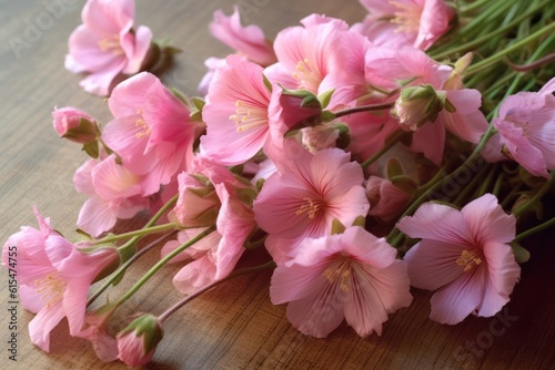 Pink Evening Primrose flowers