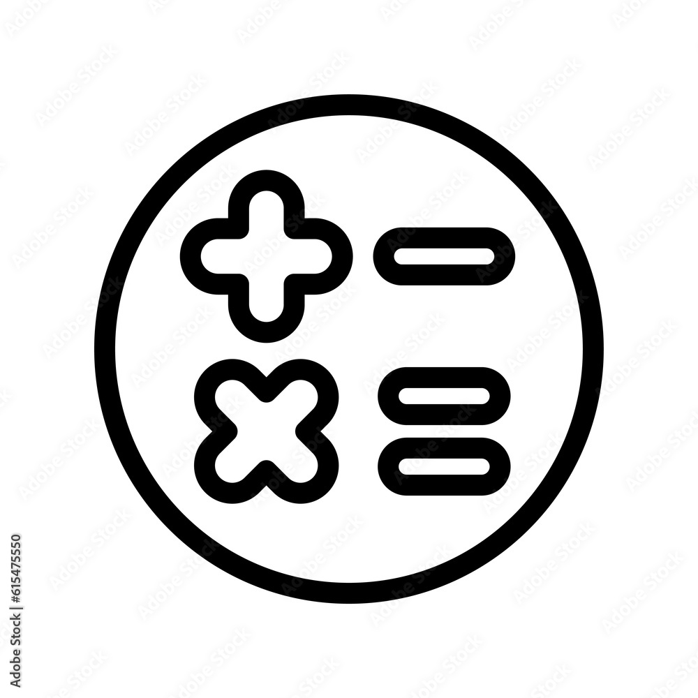 Fototapeta premium Calculator icon PNG file