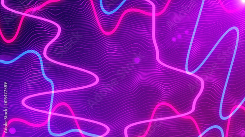 futuristic Purple electronic neon ray energy abstract, abstract technology background looping animation, cyber disco beams dynamic effect, galaxy illuminated glow, internet laser lighting