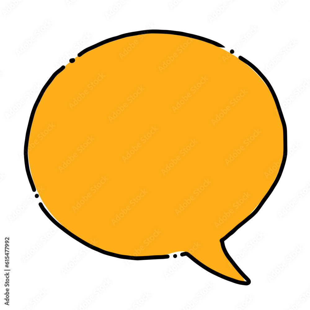 Organic Minimal Speech bubble shape Organic Minimal Speech bubble shape