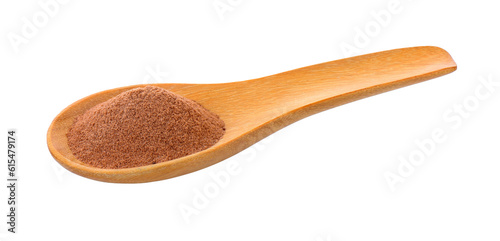 malt extract in wood spoon on transparent png