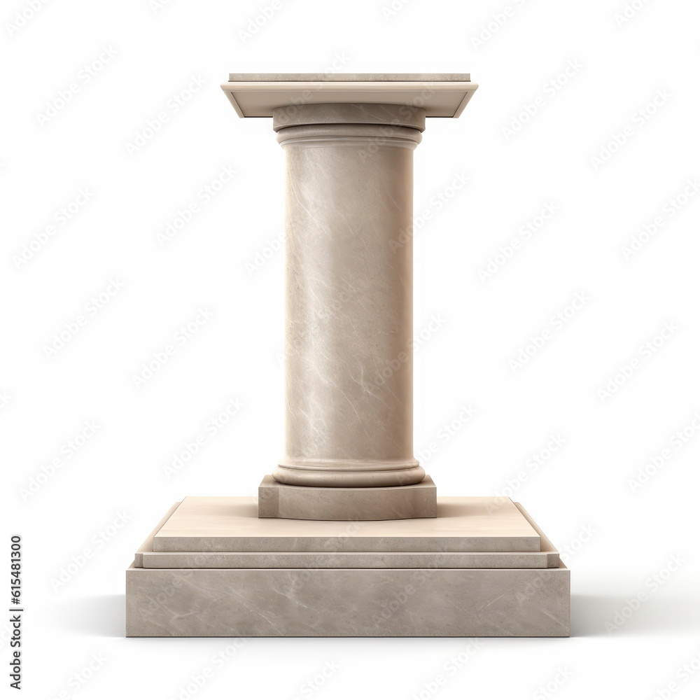 podium: Classical Column on a Pedestal generative AI podium: Classical Column on a Pedestal generative AI