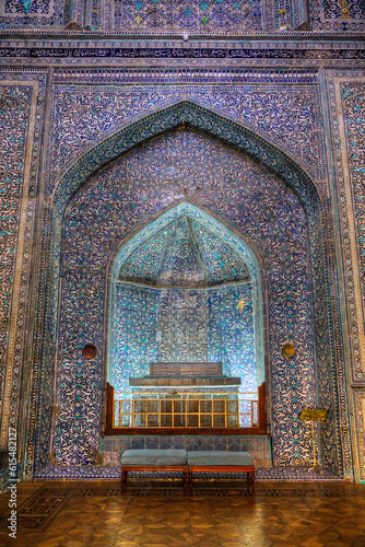 Tomb of Mohammad Rahim Khan, Interior, Pakhlavon Mahmud Mausoleum, Itchan Kala in Khiva, Uzbekistan; Khiva, Uzbekistan photo