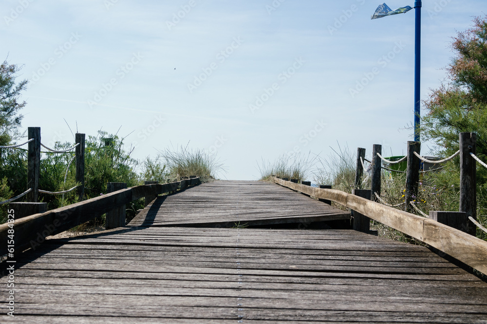 Fototapeta premium Passerella spiaggia