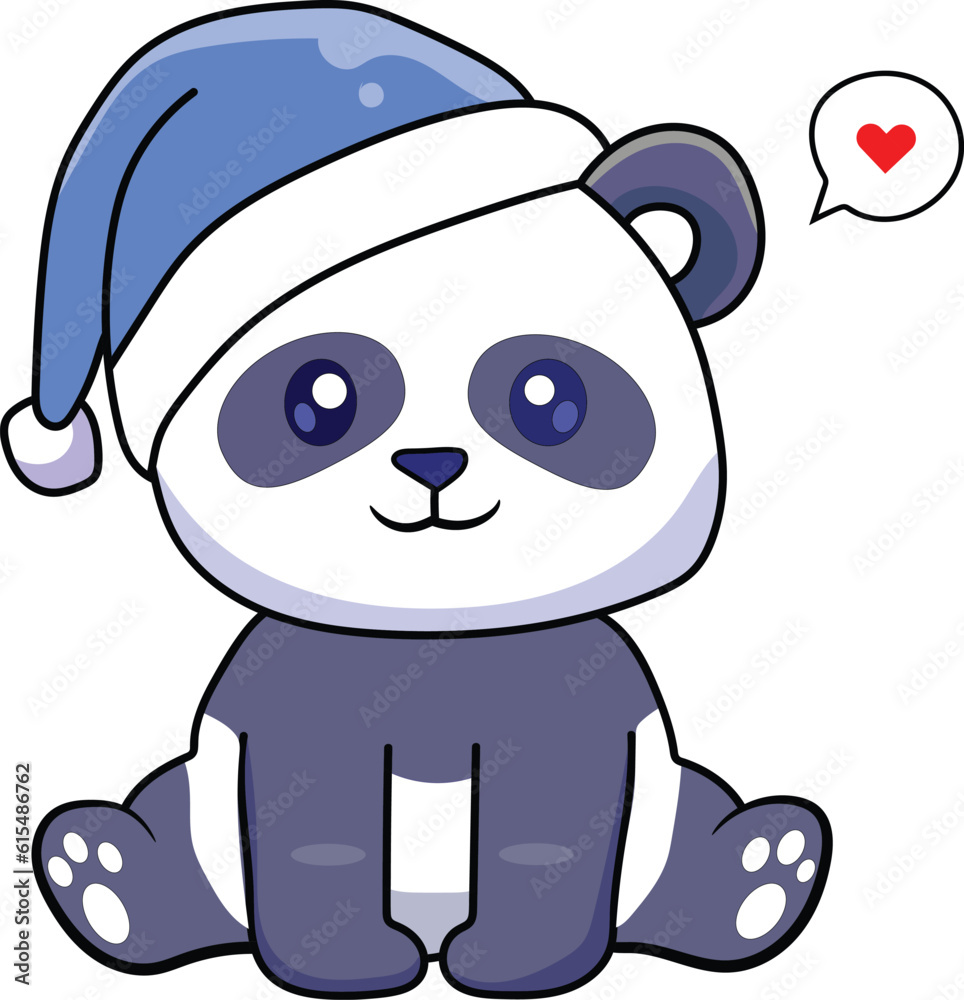 Vector cute panda holding boba milk tea drink cartoon vector icon ...