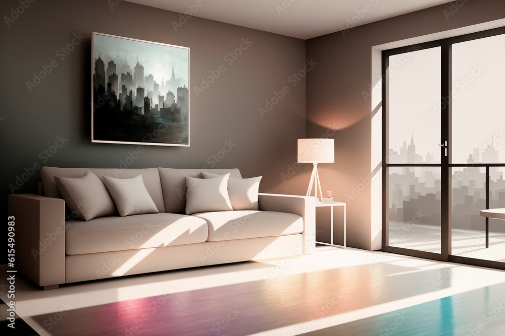 Fototapeta premium Generative concept art illustration. Generative ai.