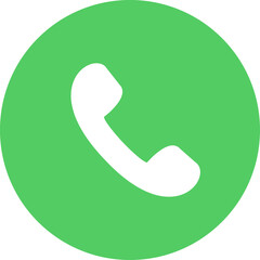 Accept phone symbol in in png. Green phone icon. Accept symbol in green circle. Answer sign in png