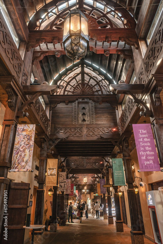 interior of the market