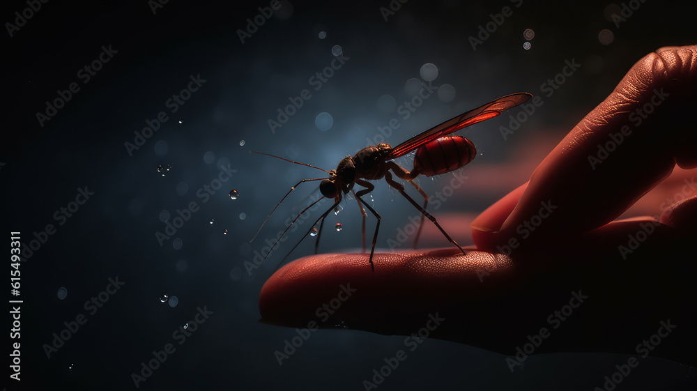 custom made wallpaper toronto digitalmosquito drinks human blood.