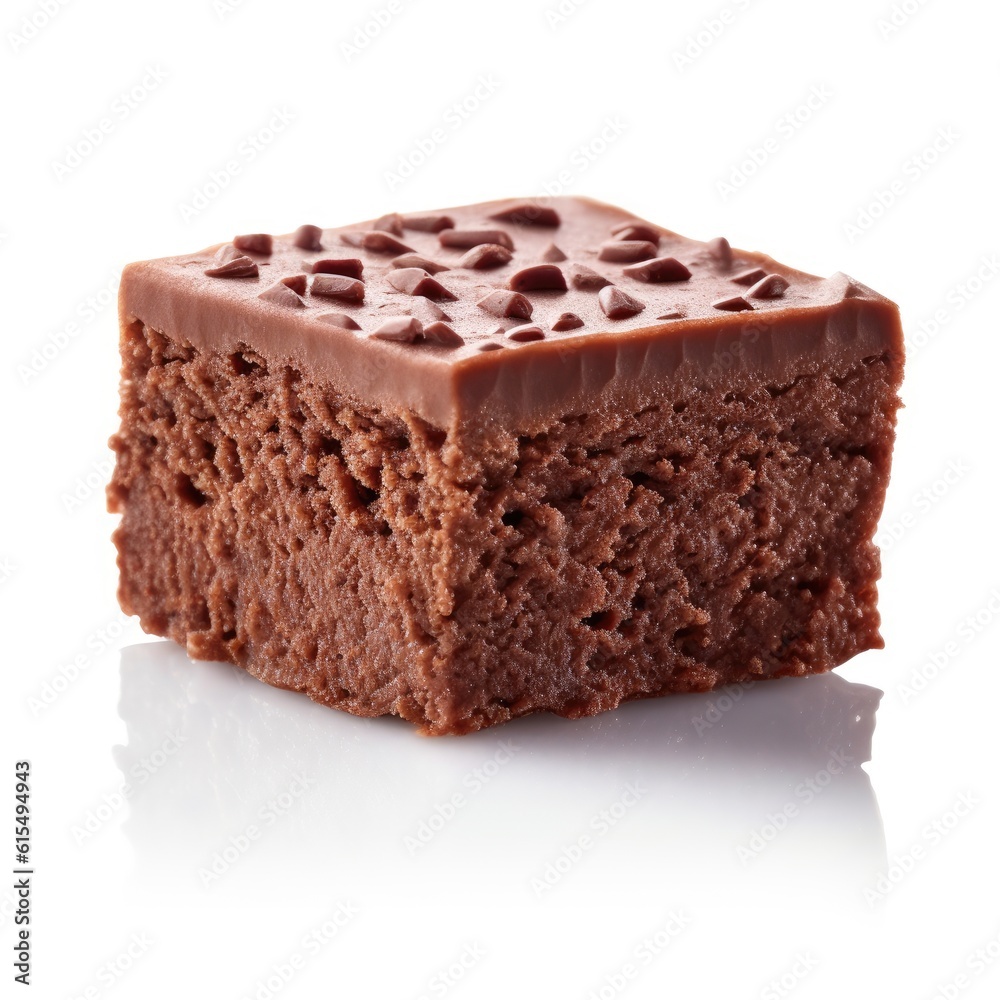 Decadent Chocolate Cake Slices with Glossy Icing generative AI Decadent Chocolate Cake Slices with Glossy Icing generative AI