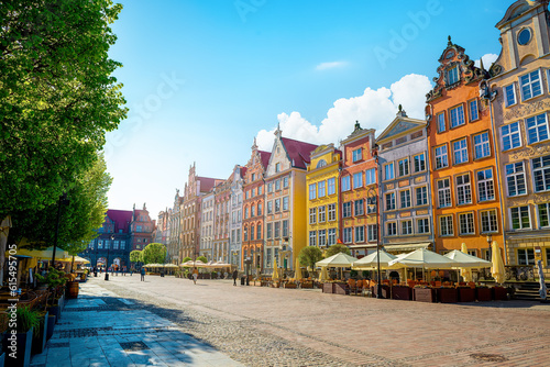 Obraz na płótnie Green Gate and Długa Street w salonie