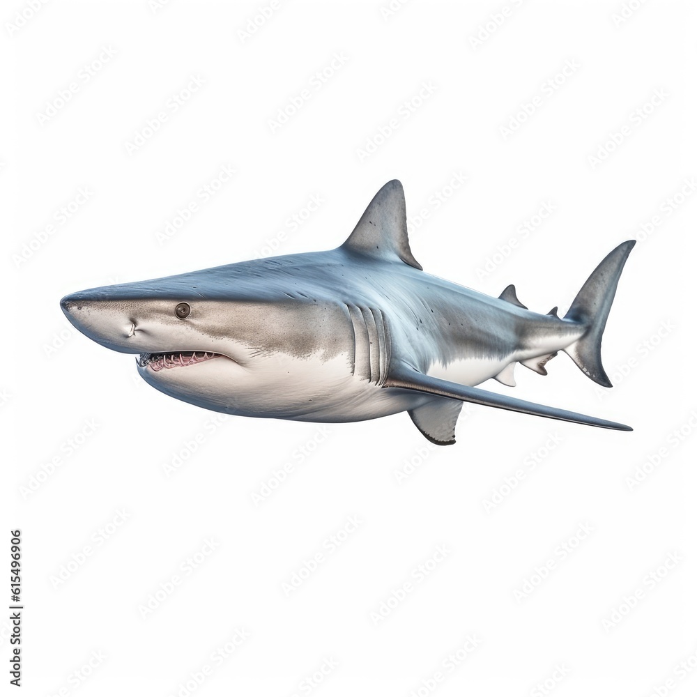 Shark Isolated on White Background Shark Isolated on White Background