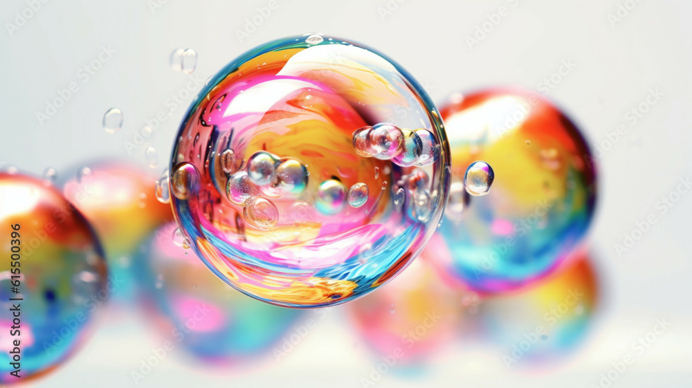 Soap bubbles Generative AI Soap bubbles Generative AI