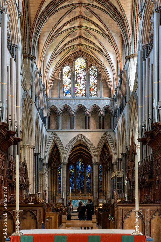 Stained Glass at Salisbury Cathedral