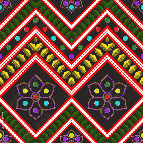 seamless pattern with shapes