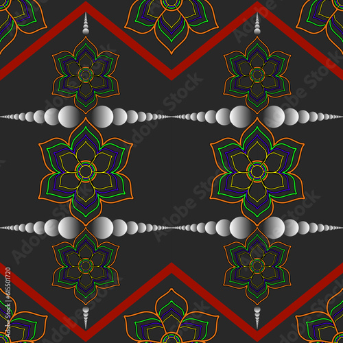 seamless damask pattern