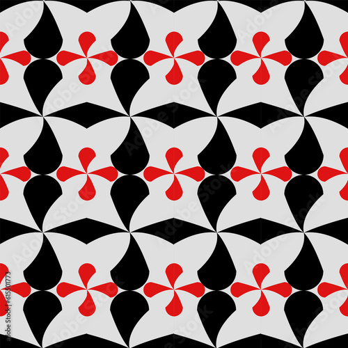 seamless pattern with hearts