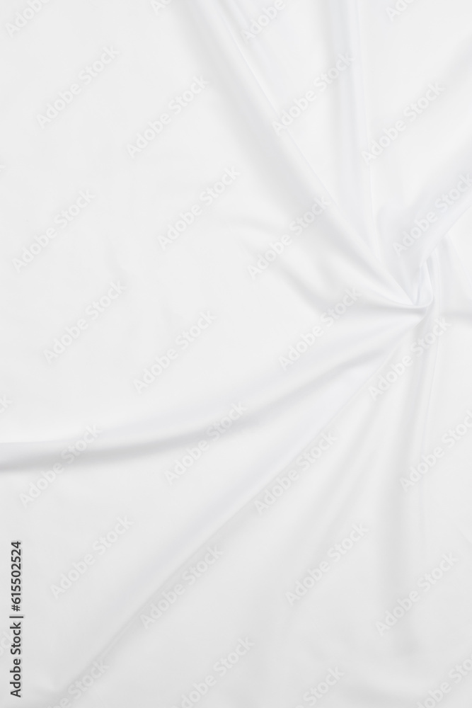 white cotton fabric draped, bed linen