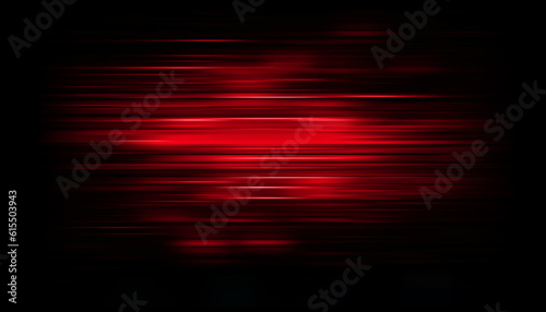 Abstract background blurred red colorful rays light on black with the gradient texture lines effect motion design pattern graphic. 