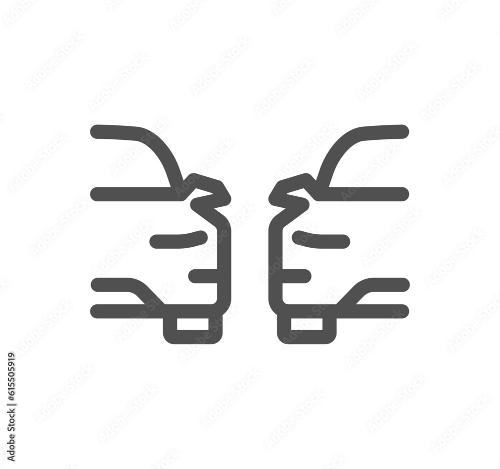 Car related icon outline and linear vector. Car related icon outline and linear vector.
