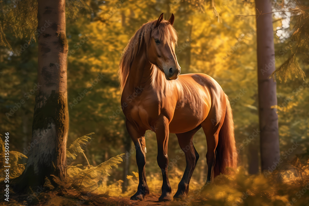 Zangersheide - Belgium - Known for their talent in show jumping, often used as sport horses due to their athleticism and jumping ability (Generative AI) Zangersheide - Belgium - Known for their talent in show jumping, often used as sport horses due to their athleticism and jumping ability (Generative AI)