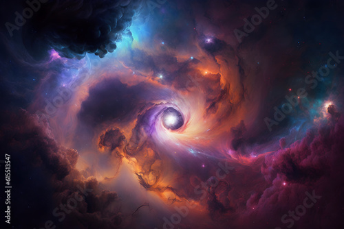 Generative ai universe space galaxy stars  © gaukharyerk
