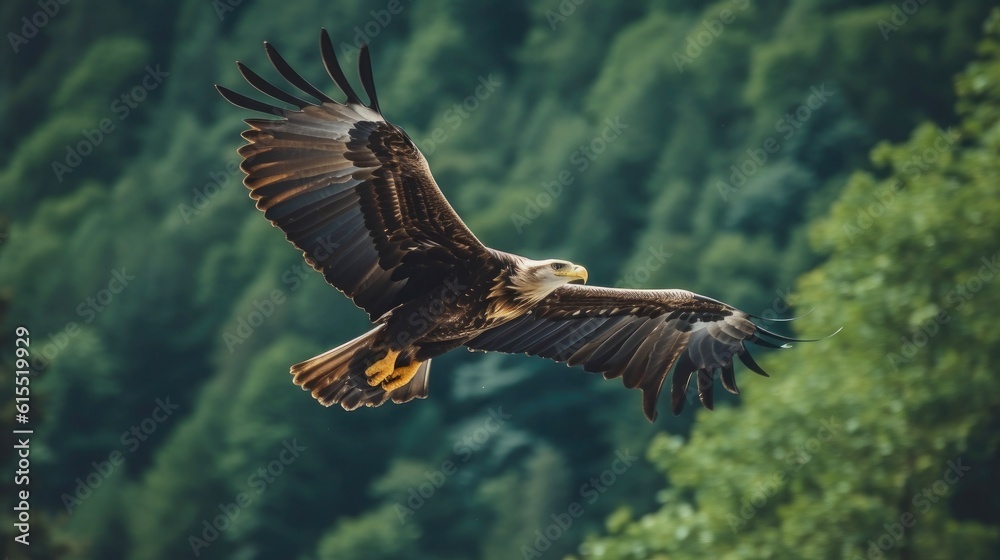 Obraz premium Generative AI, Eagle