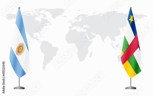 Argentina and Central African Republic flags for official me
