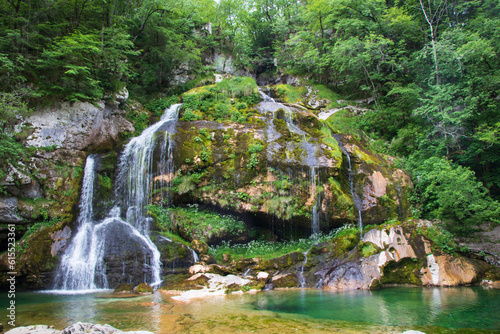 Virje Waterfall in Slovenia Hiking