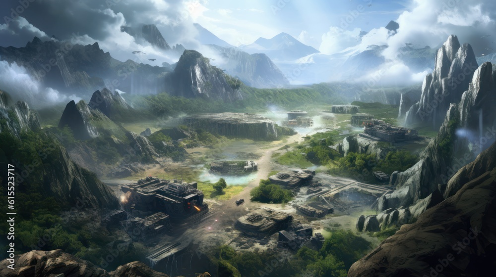Military Game Environment Art Military Game Environment Art