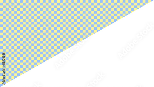Bright Blue And Yellow Transparent Pattern Background With Copy space. Abstract. Vector Illustration