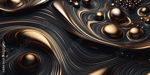 Generative AI illustration of abstract luxury background design. Digital illustration, 3D style.