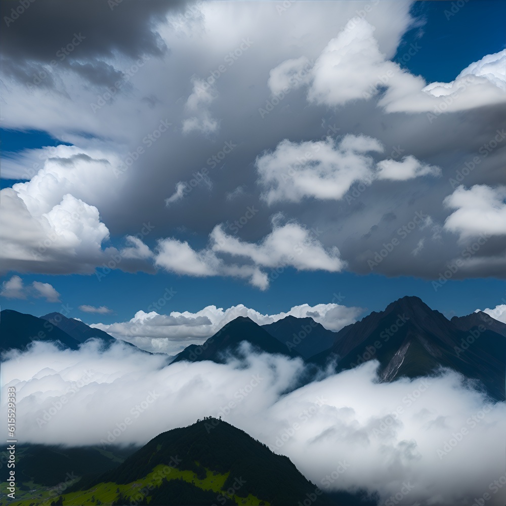 clouds over the mountains clouds over the mountains