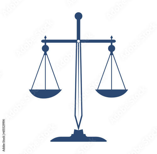 legal scales and sword logo template.