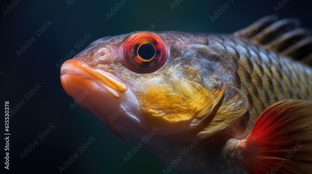 Fototapeta premium Closeup of a Perch Fish