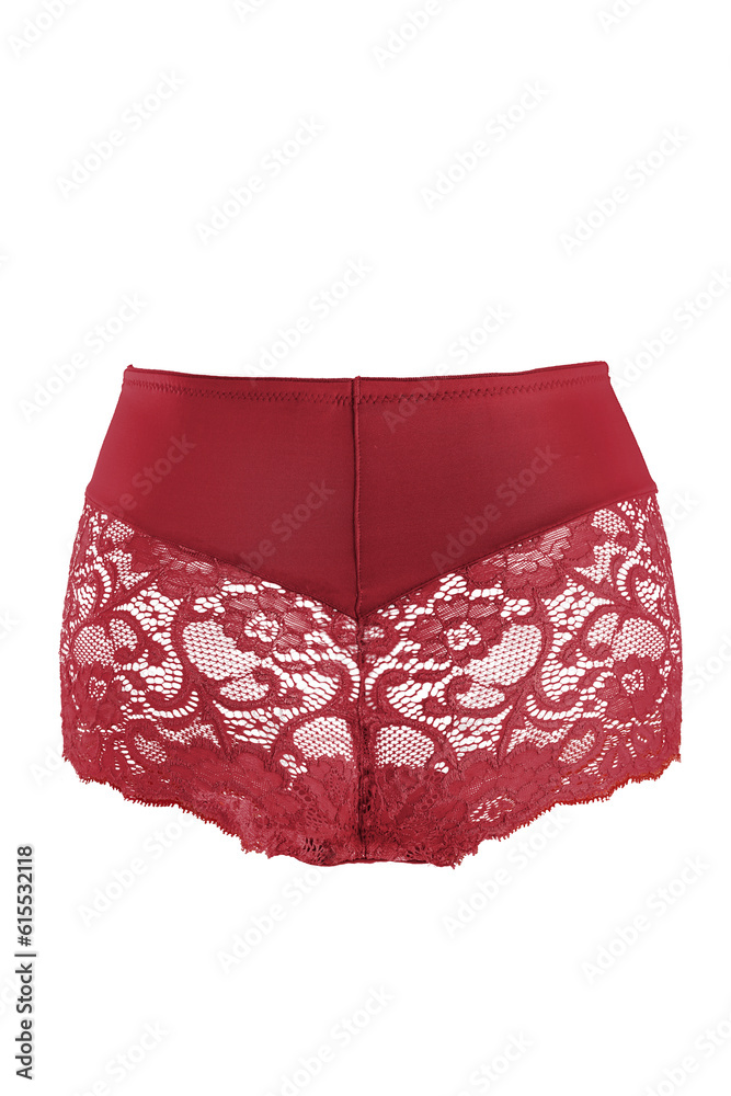 Panties photographed on invisible mannequin isolated on white background Panties photographed on invisible mannequin isolated on white background