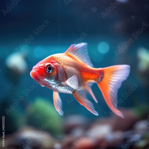 Goldfish swimming in tank © Fred